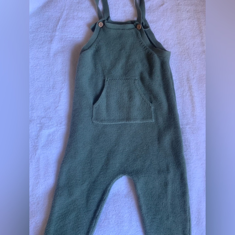 Green Little Planet overalls